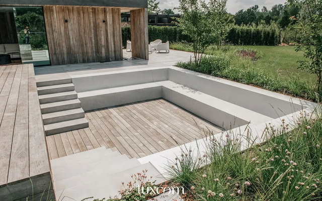 Luxcom tuin ontwerp composiet